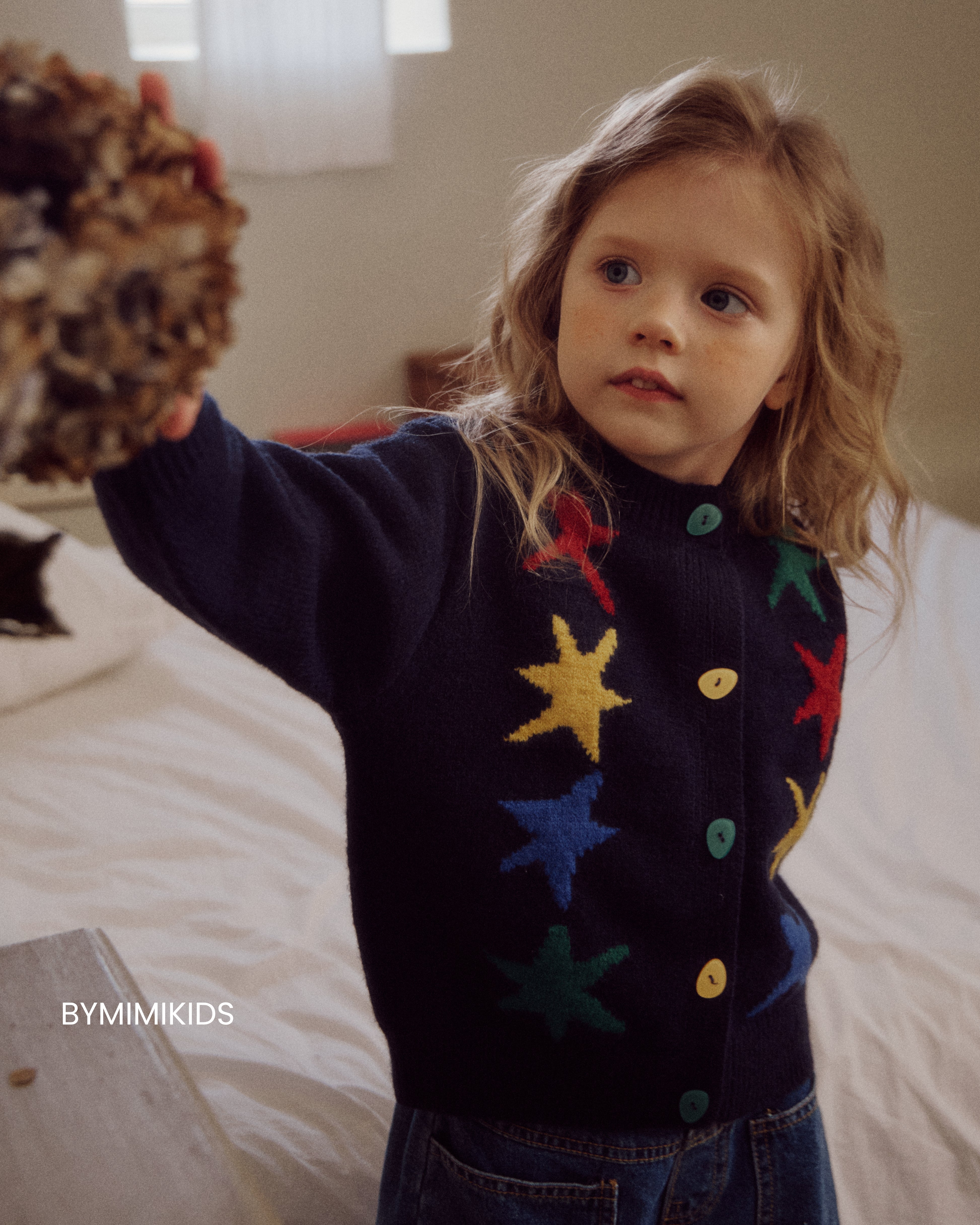 [BYMIMI] Starry Cardigan_Navy