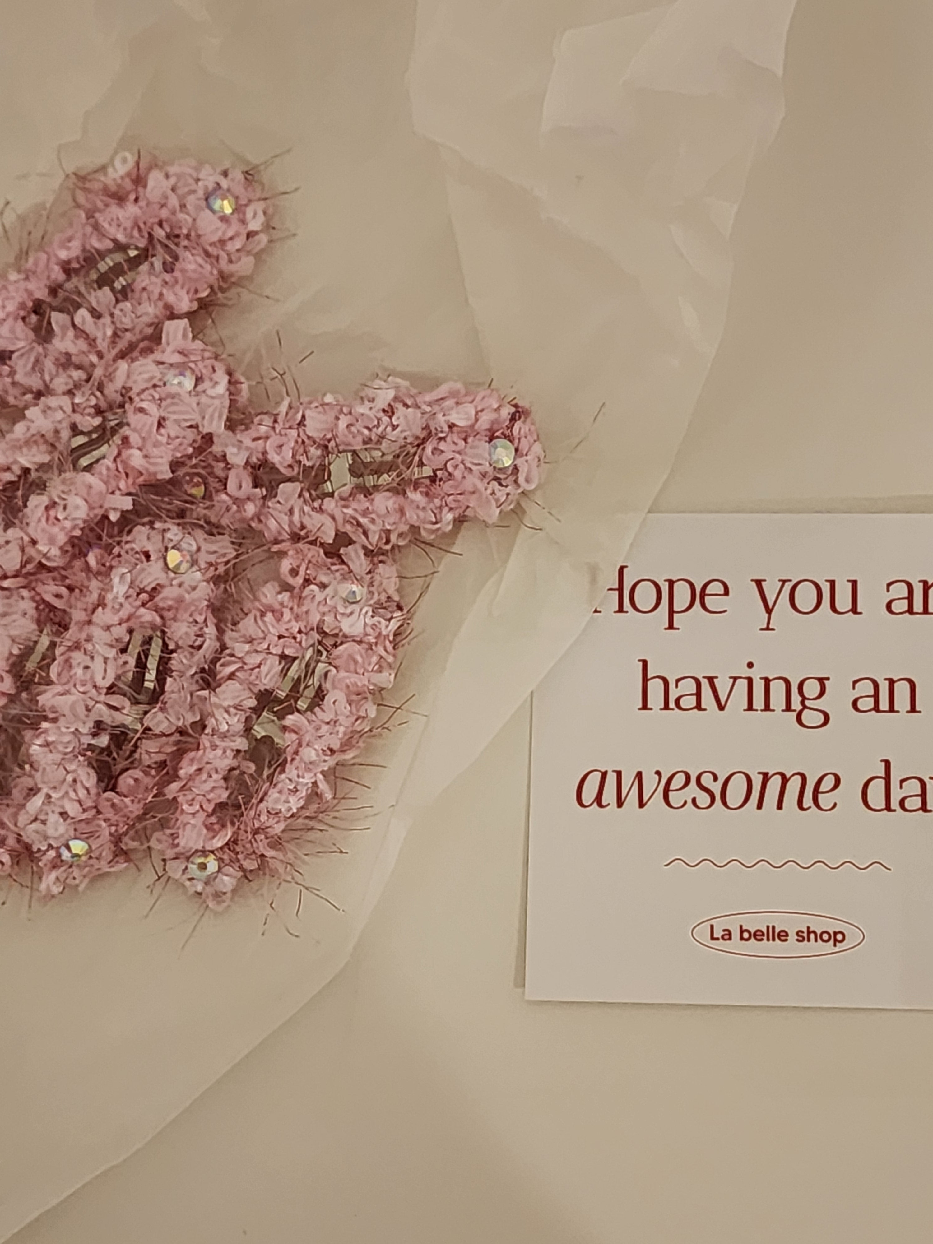 [La Belle] Cherry Blossom Hairpin_Pink