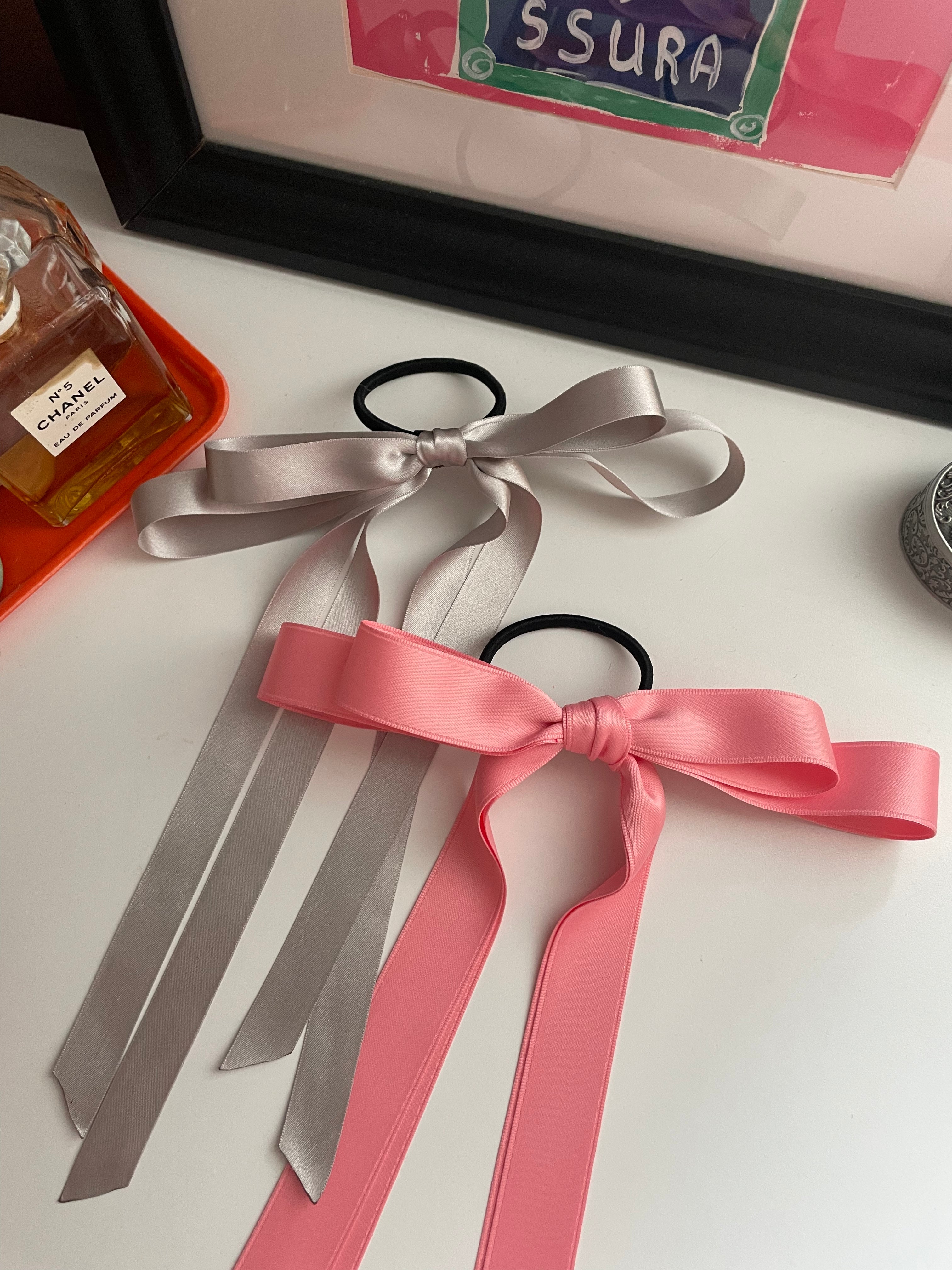 [Maman SSura] Long Tail Ribbon Hair Tie_4colors