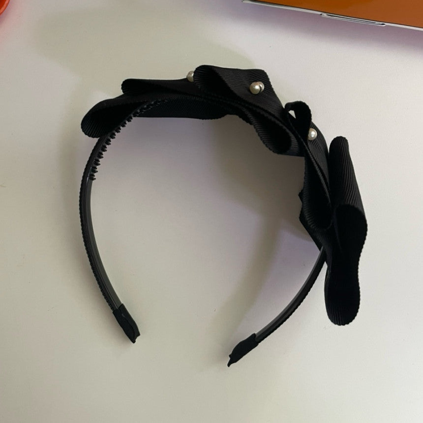 [Maman SSura] Élise Pearl Hair Band_Black