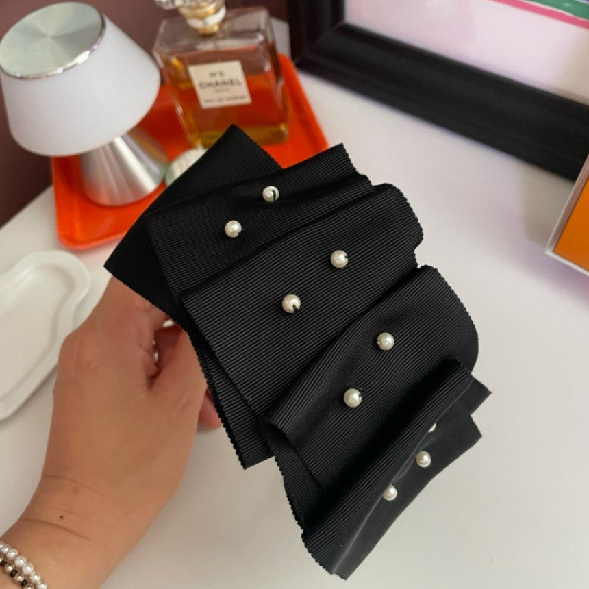 [Maman SSura] Élise Pearl Hair Band_Black