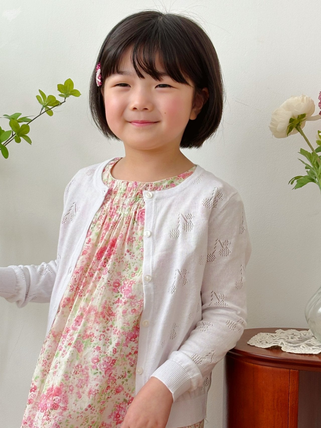 [TOASTS] Cherry Eyelet Cotton Cardigan_5colors