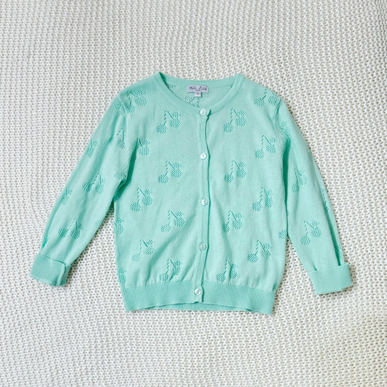[TOASTS] Cherry Eyelet Cotton Cardigan_5colors