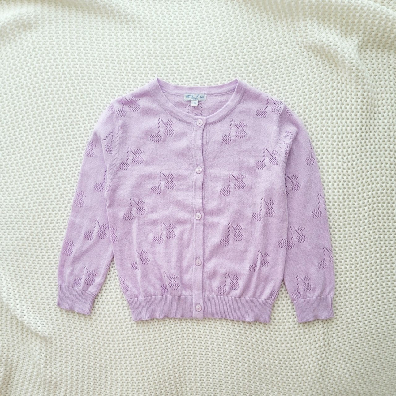 [TOASTS] Cherry Eyelet Cotton Cardigan_5colors