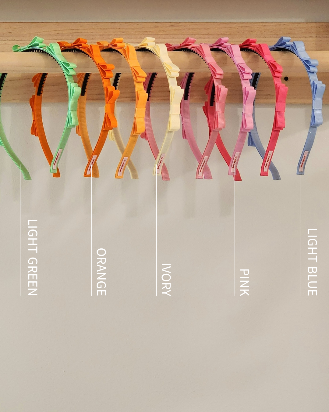 [La Belle] Mini Ribon Hair Band_5colors