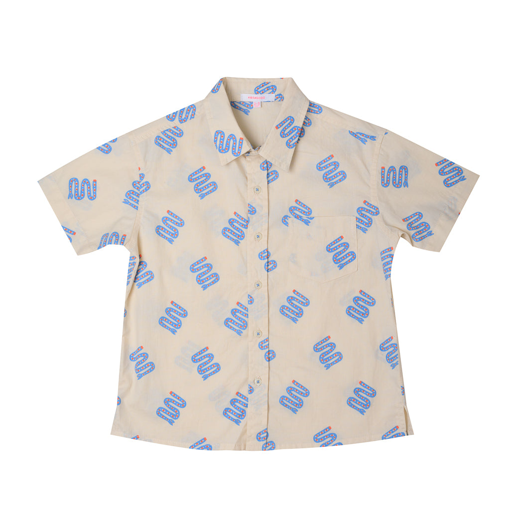 [KIDSAGOGO] Boys Shirt Snake_Natural blue