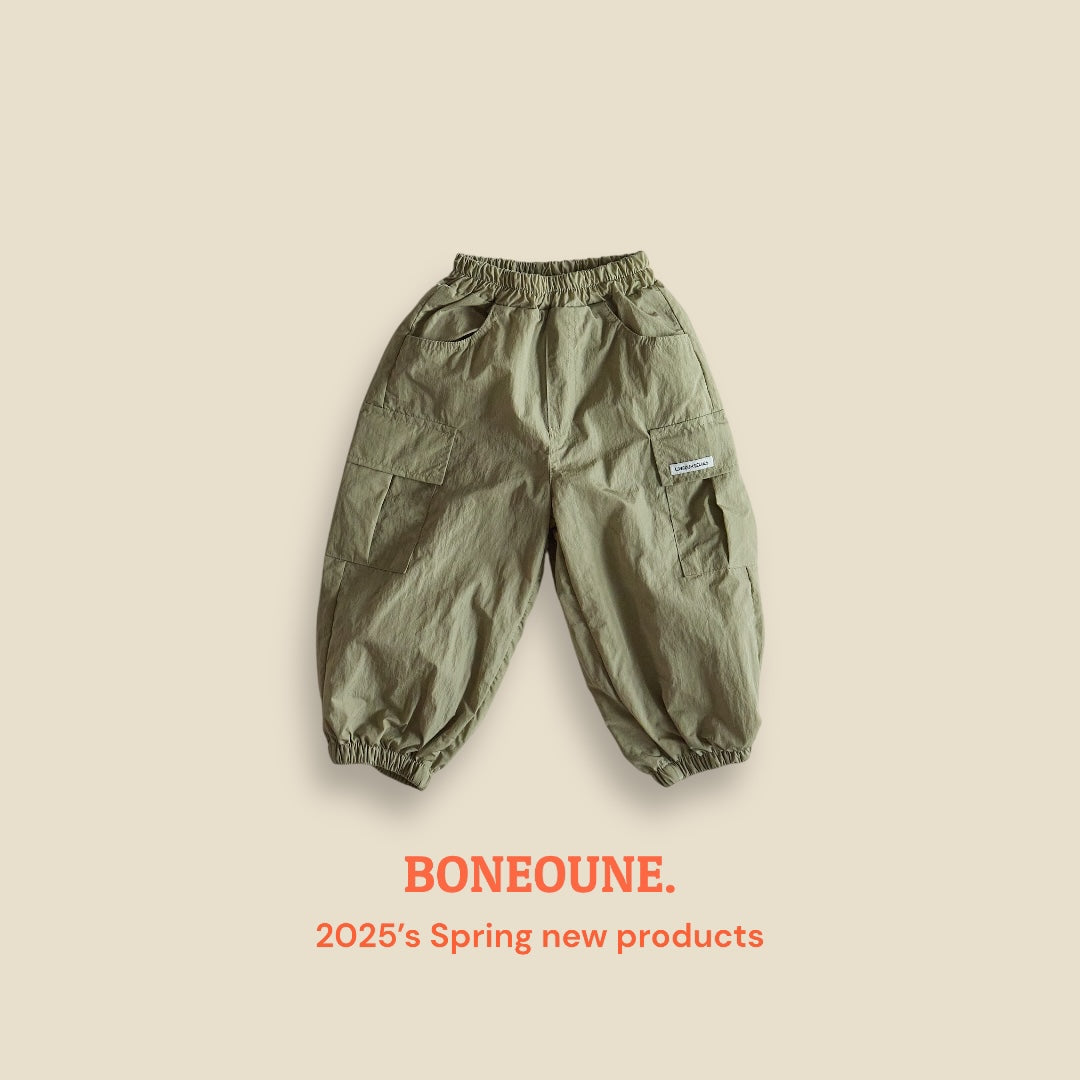 [BONEOUNE] NY Cargo Jogger Pants_3colors