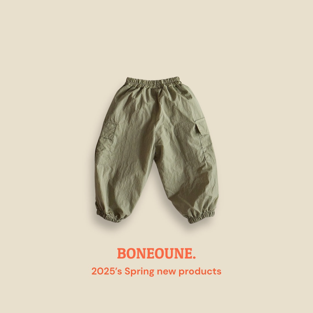 [BONEOUNE] NY Cargo Jogger Pants_3colors