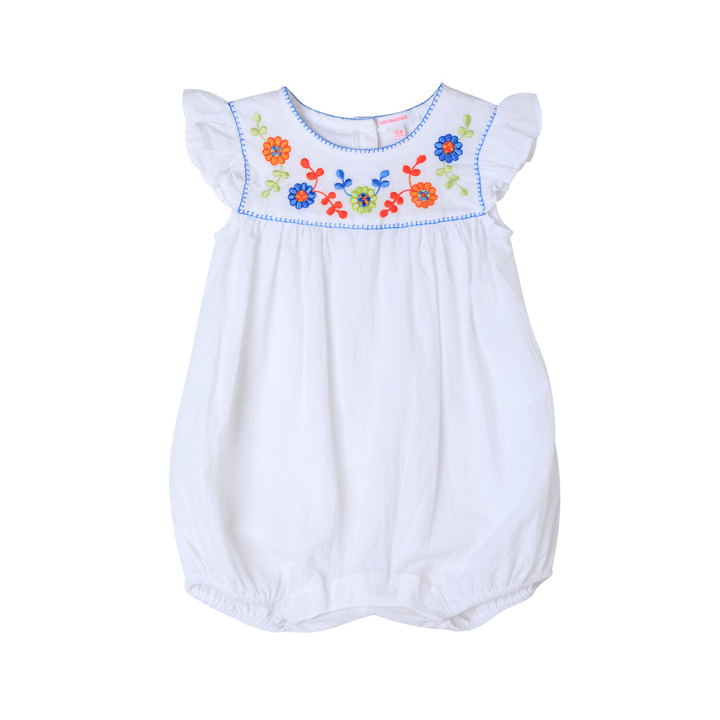 [KIDSAGOGO] Olivia Romper_White Multi 1