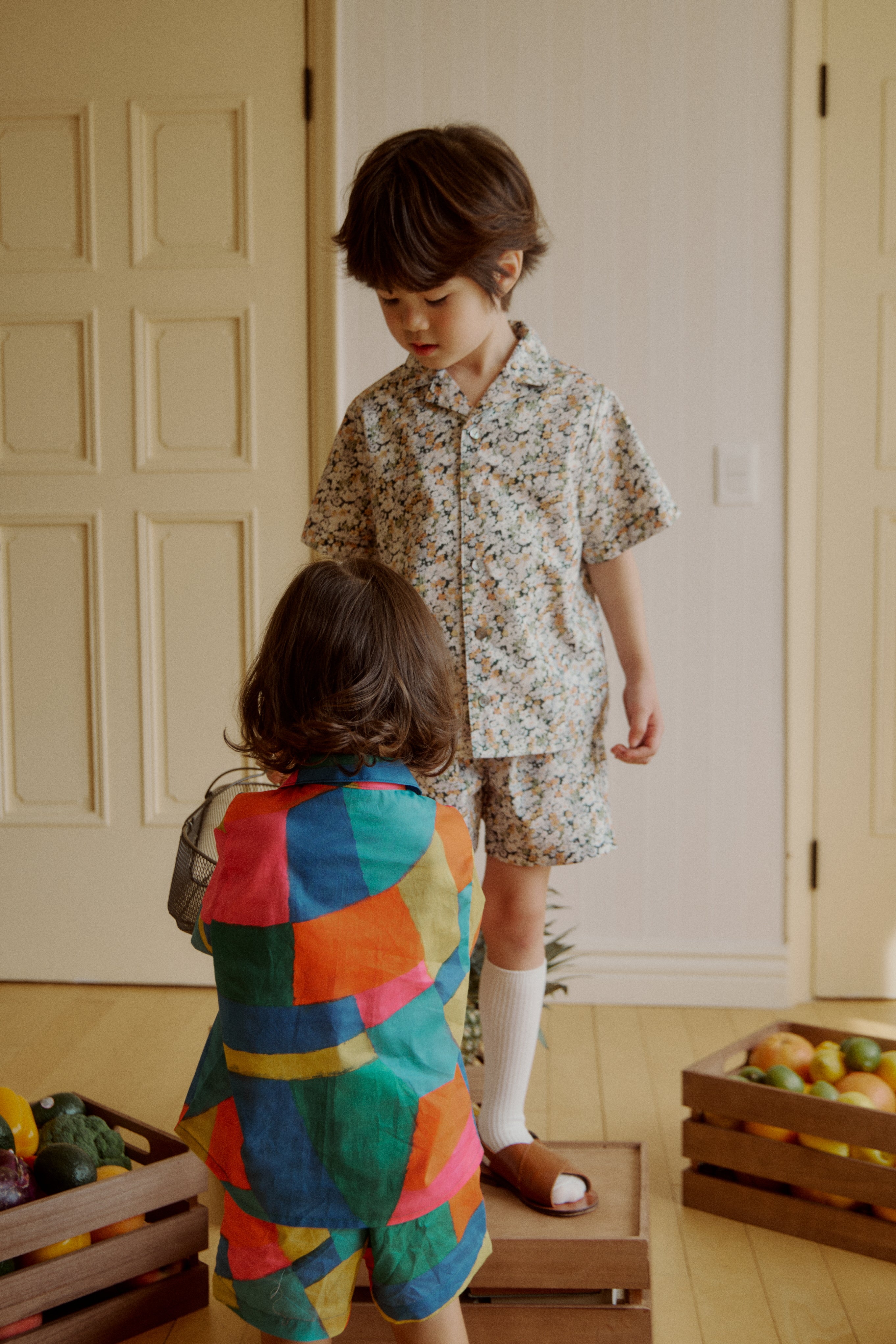 [fais dodo] Liberty shirt_Flower