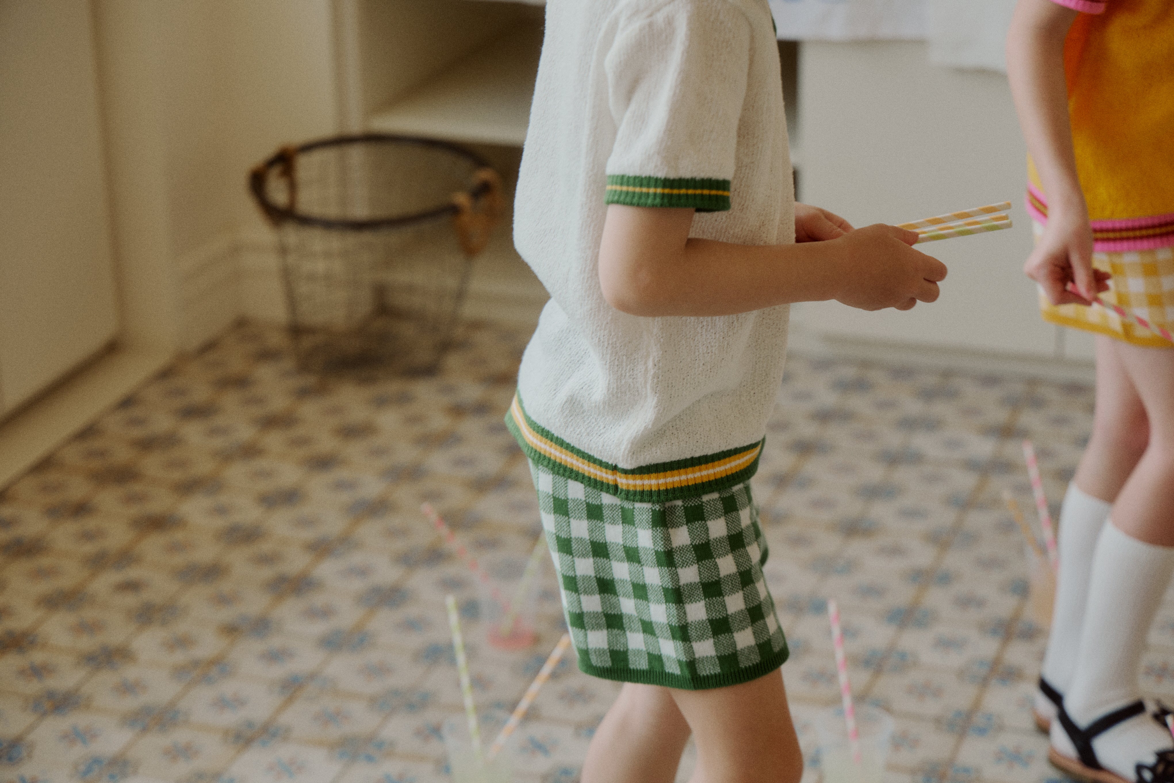 [fais dodo] Joie knit bottom_Green