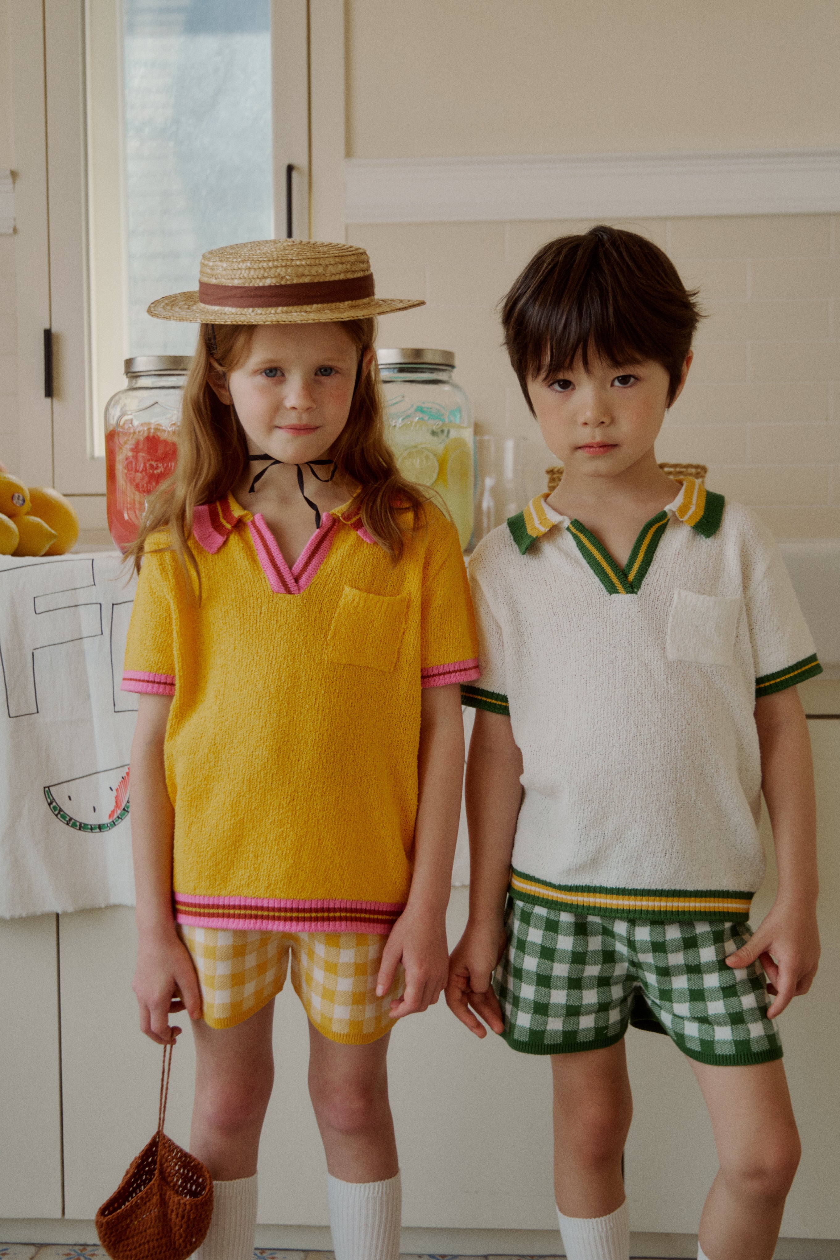 [fais dodo] Joie knit bottom_Yellow