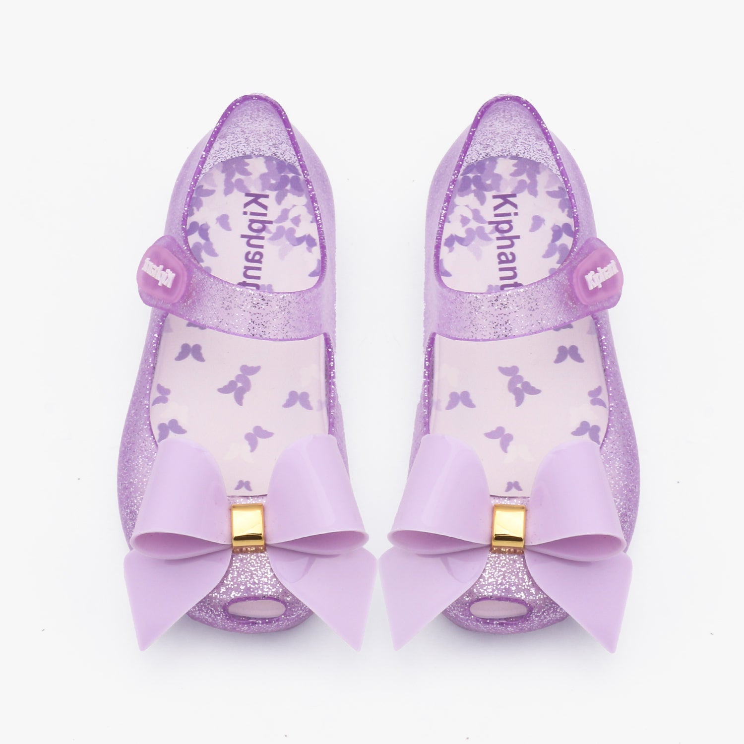 [Kiphant] 光る靴_LED Chloe Jelly shoes_Purple