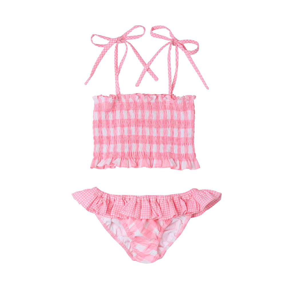 [KIDSAGOGO] Teeny Bikini Beach Set Vichy_Camelia
