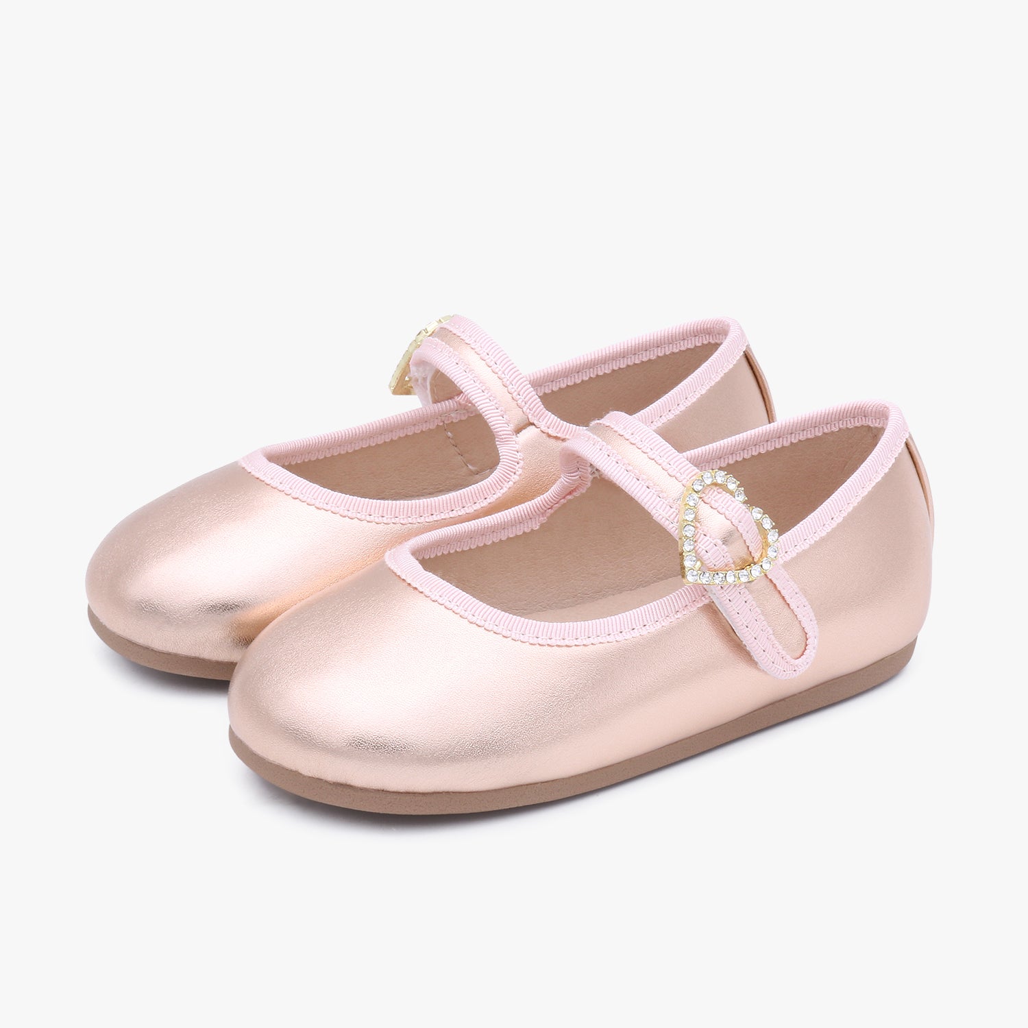 [Kiphant] Love pearl searing MARY JANE SHOES_Rosegold