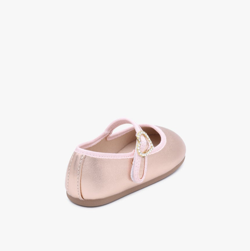 [Kiphant] Love pearl searing MARY JANE SHOES_Rosegold