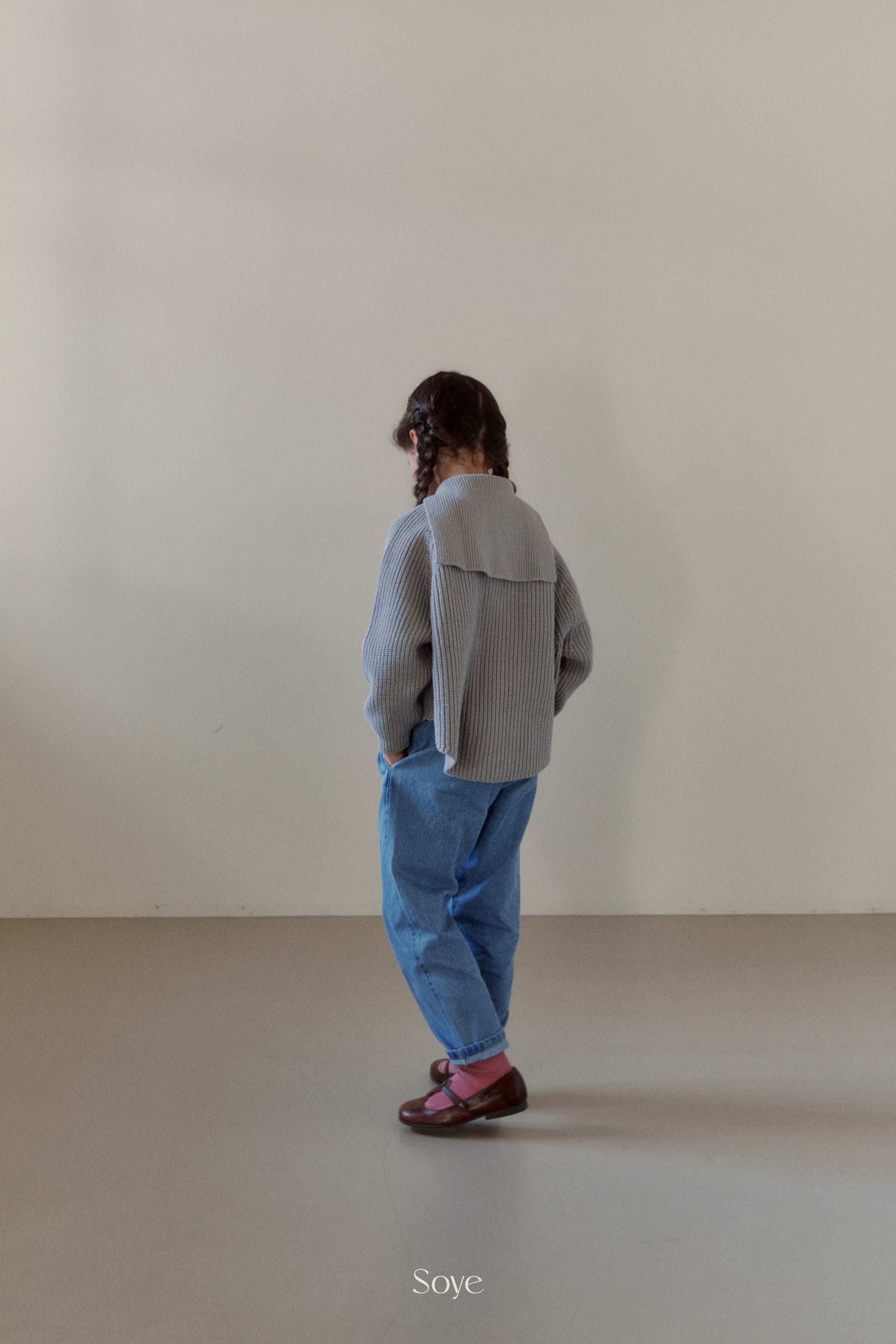 [Soye] Roll Up Denim Pants_Blue