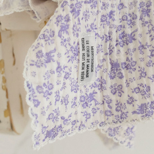 [merrybonbon]Baby gauze pure cotton handkerchief_Little Flower