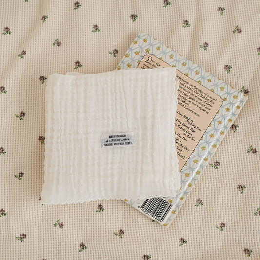 [merrybonbon]Baby gauze pure cotton handkerchief_bebe