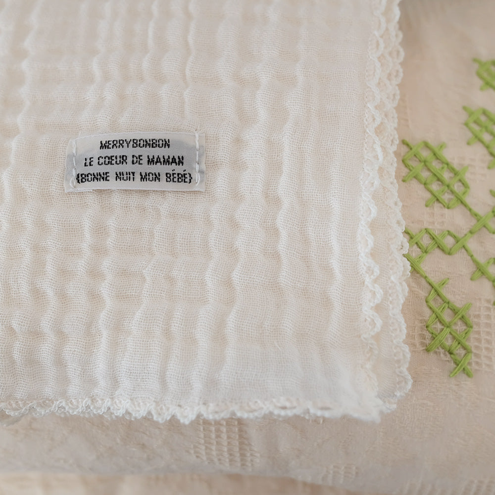 [merrybonbon]Baby gauze pure cotton handkerchief_bebe