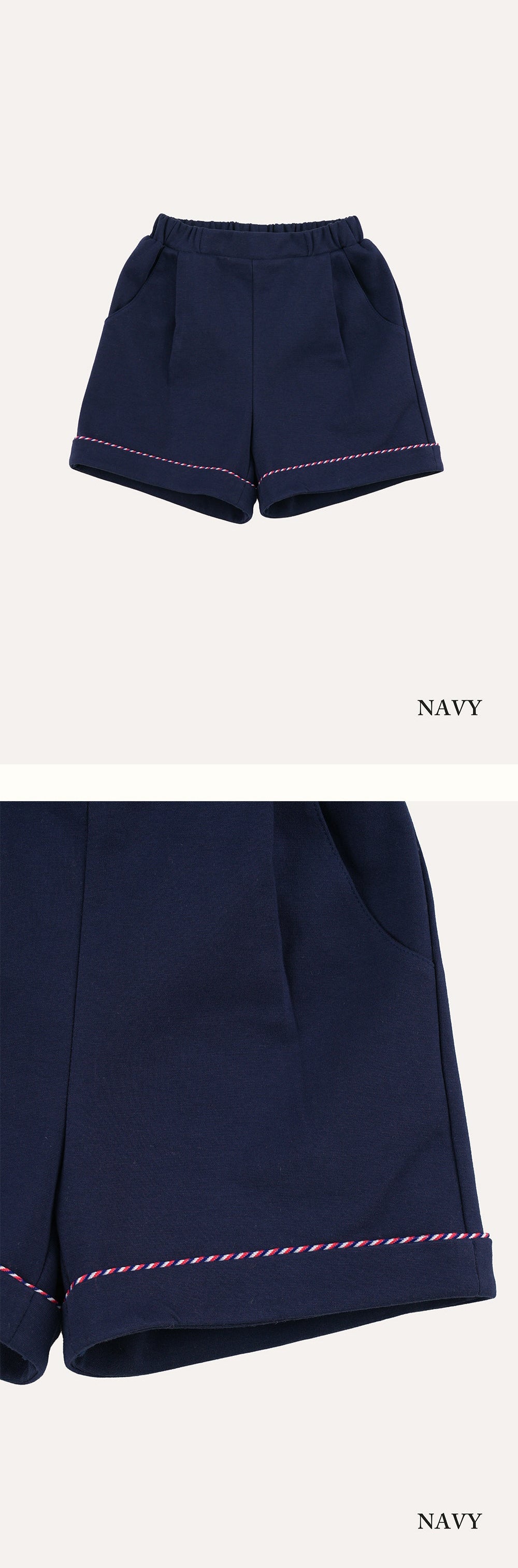[fais dodo] Bello pants_Navy