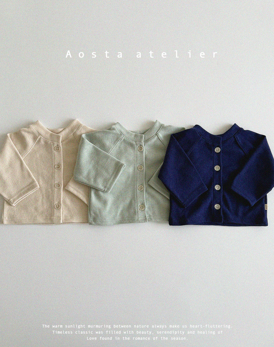 [AOSTA] Classic Cardigan_3colors