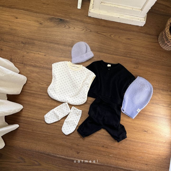 [Oatmeal] Beauty Bebe Vest & Socks Set_2colors