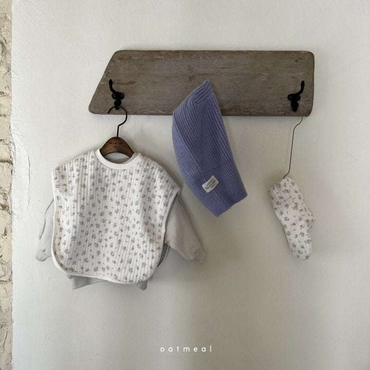 [Oatmeal] Beauty Bebe Vest & Socks Set_2colors