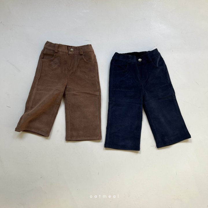 [Oatmeal] Poi Corduroy Pants_2colors