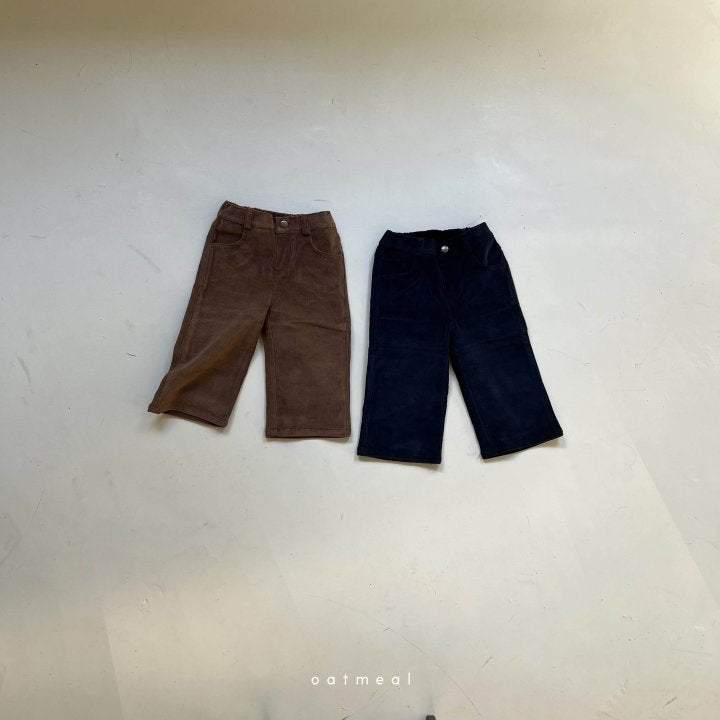 [Oatmeal] Poi Corduroy Pants_2colors