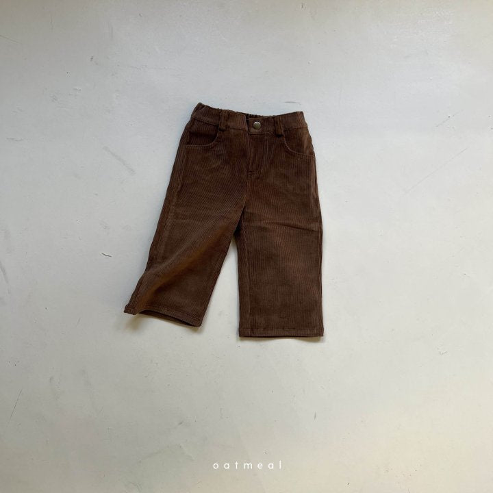 [Oatmeal] Poi Corduroy Pants_2colors