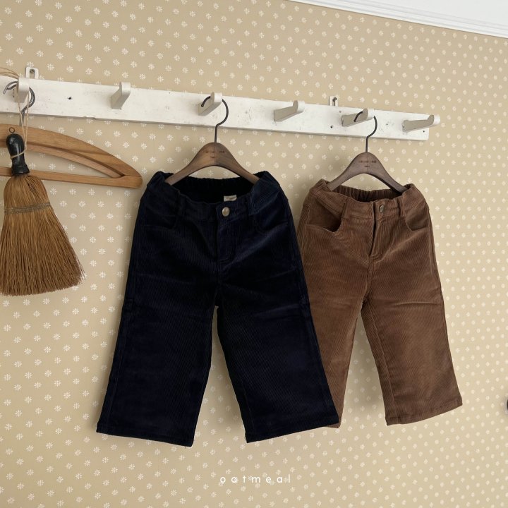 [Oatmeal] Poi Corduroy Pants_2colors