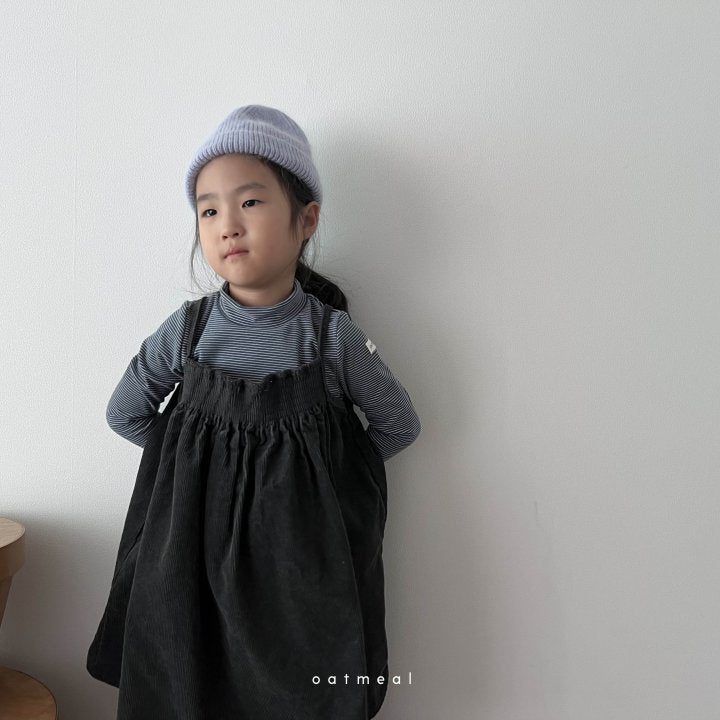 [Oatmeal] Moe Smock Dress_2colors