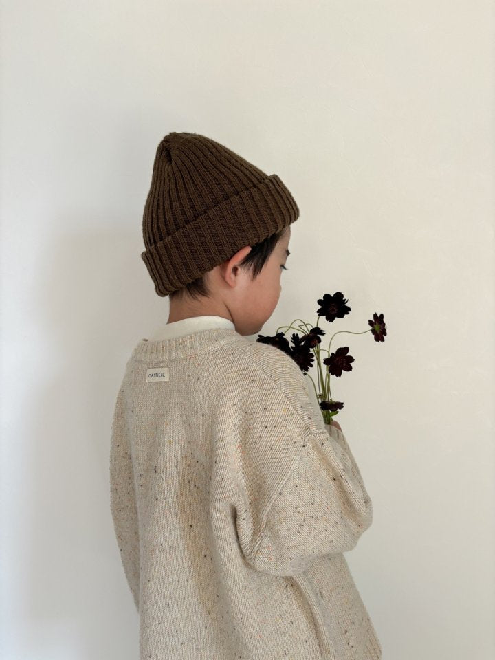 [Oatmeal] Seed Round Knit_3colors