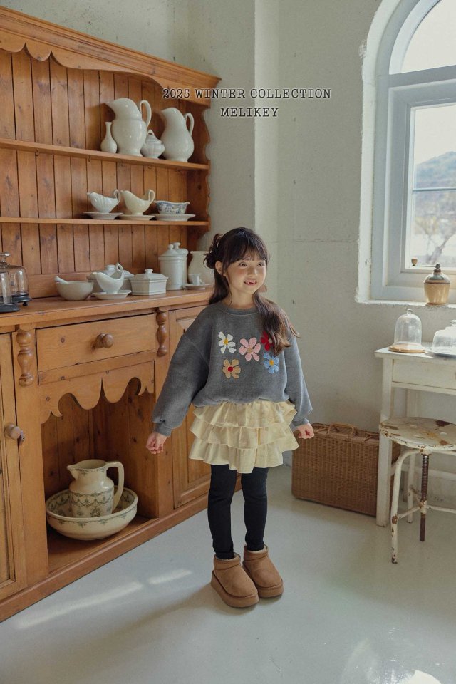 [melikey] Three-Tier Tutu Leggings_2colors