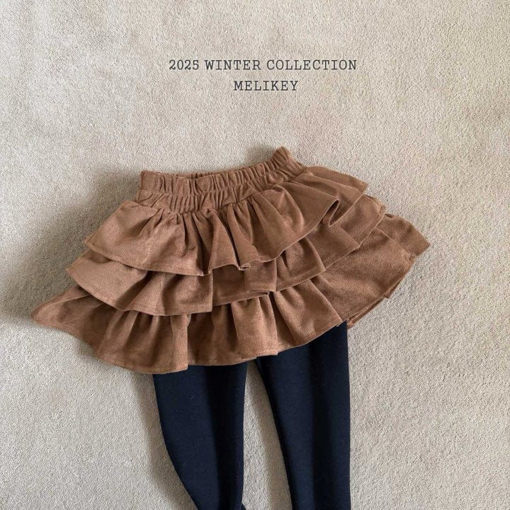 [melikey] Three-Tier Tutu Leggings_2colors