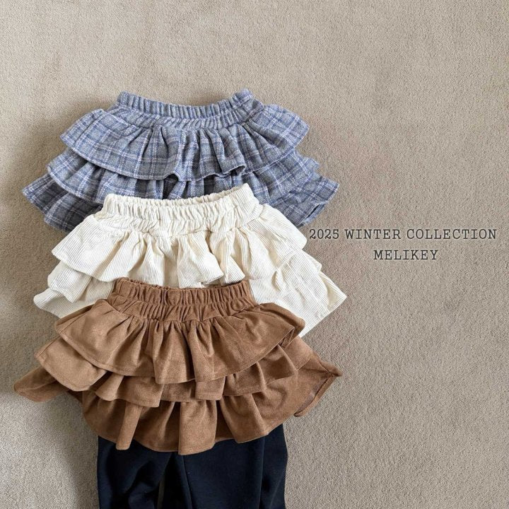 [melikey] Three-Tier Tutu Leggings_2colors