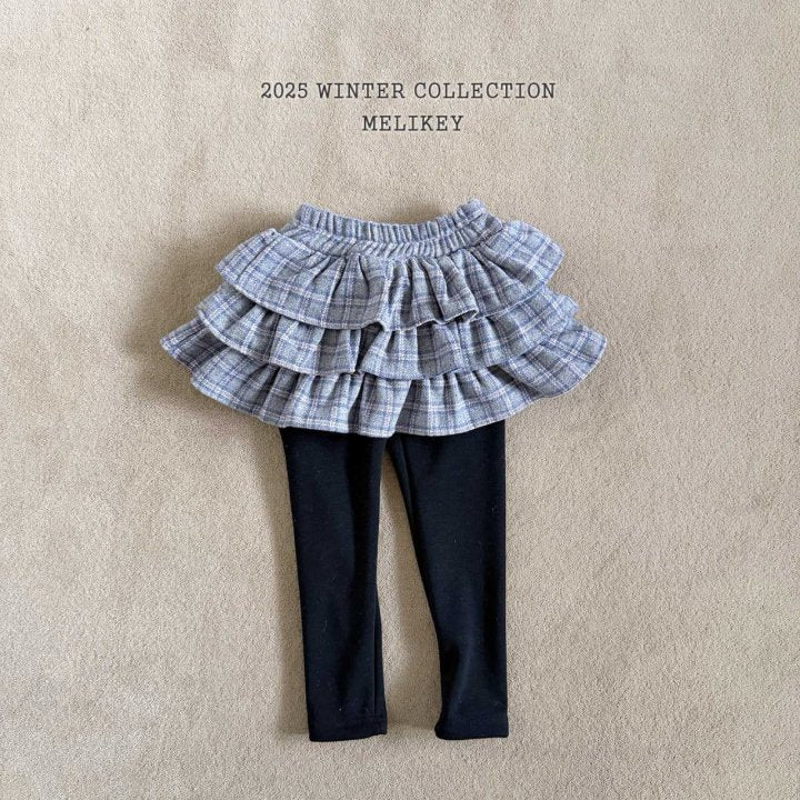 [melikey] Three-Tier Tutu Leggings_2colors