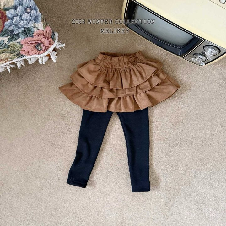 [melikey] Three-Tier Tutu Leggings_2colors