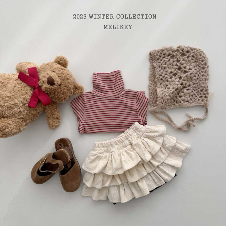 [melikey] Three-Tier Tutu Leggings_2colors