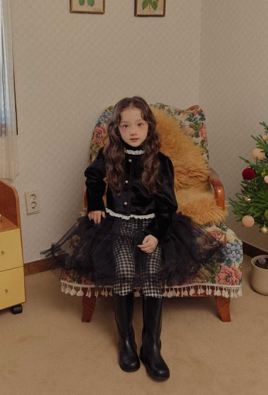 [melikey]Check Tutu Leggings_2colors