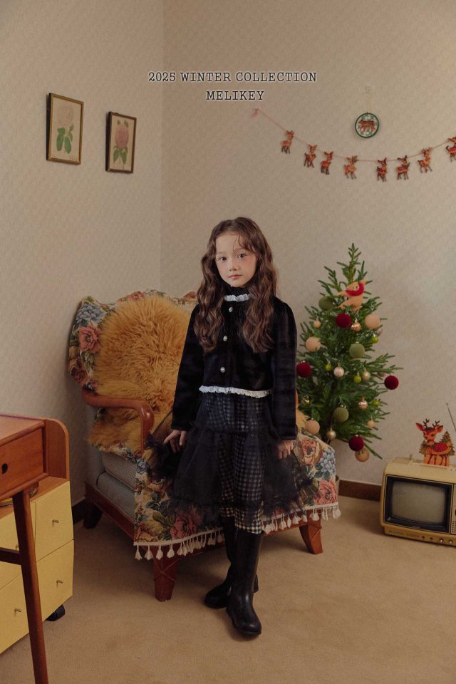 [melikey]Check Tutu Leggings_2colors