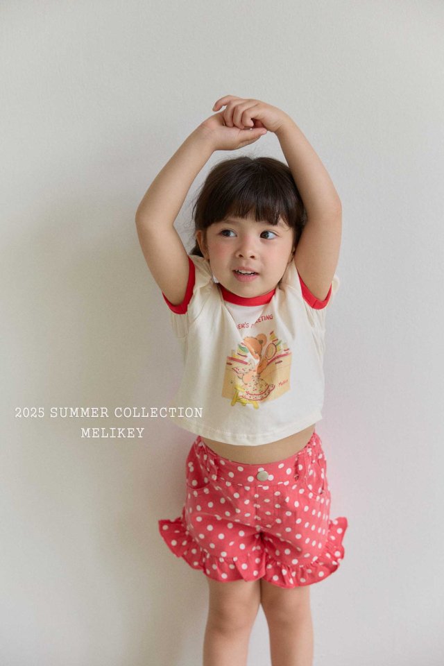 [melikey] Kitchen Bear T-shirt_Cream