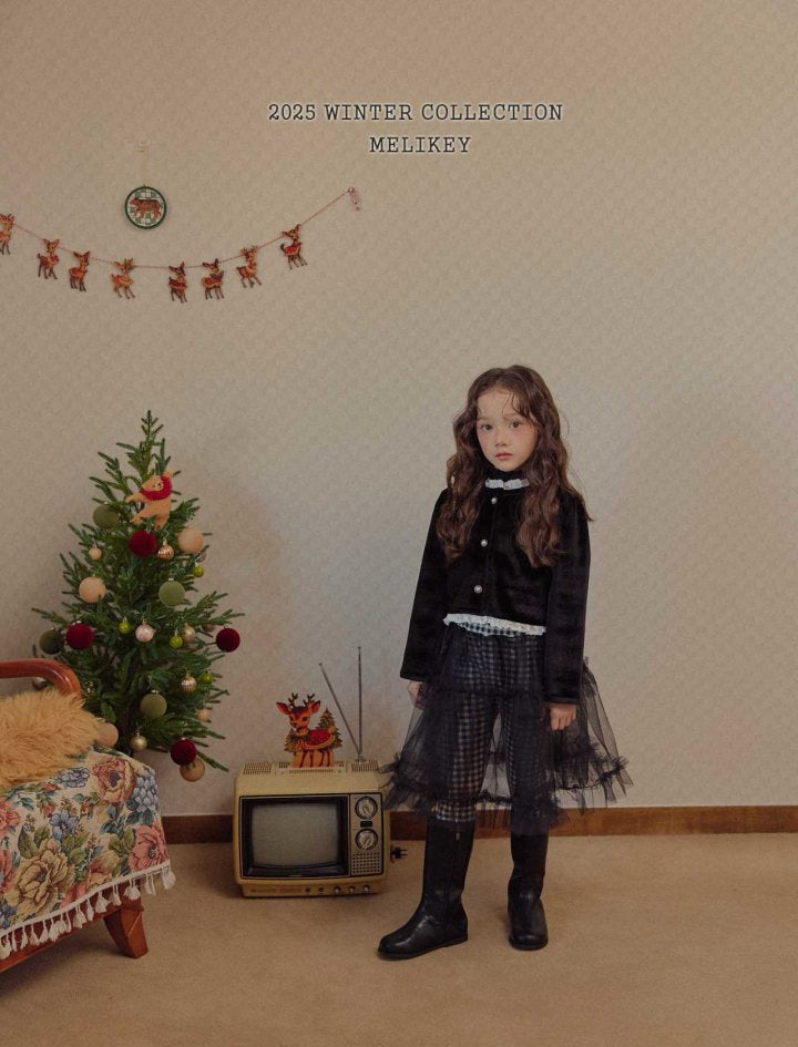 [melikey]Check Tutu Leggings_2colors