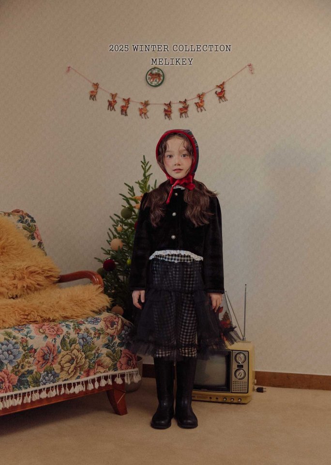 [melikey]Check Tutu Leggings_2colors