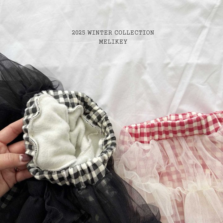 [melikey]Check Tutu Leggings_2colors