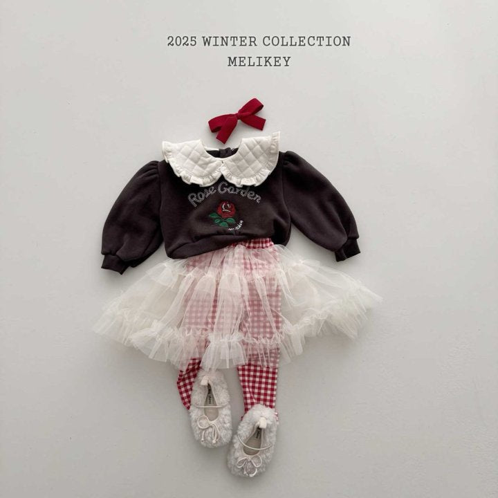 [melikey]Check Tutu Leggings_2colors