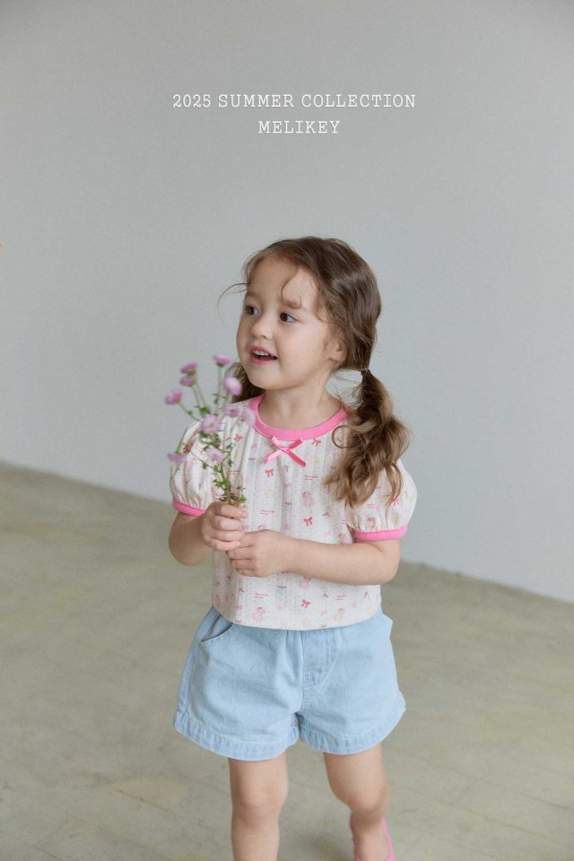 [melikey] Doll play Puff T-shirt_Cream