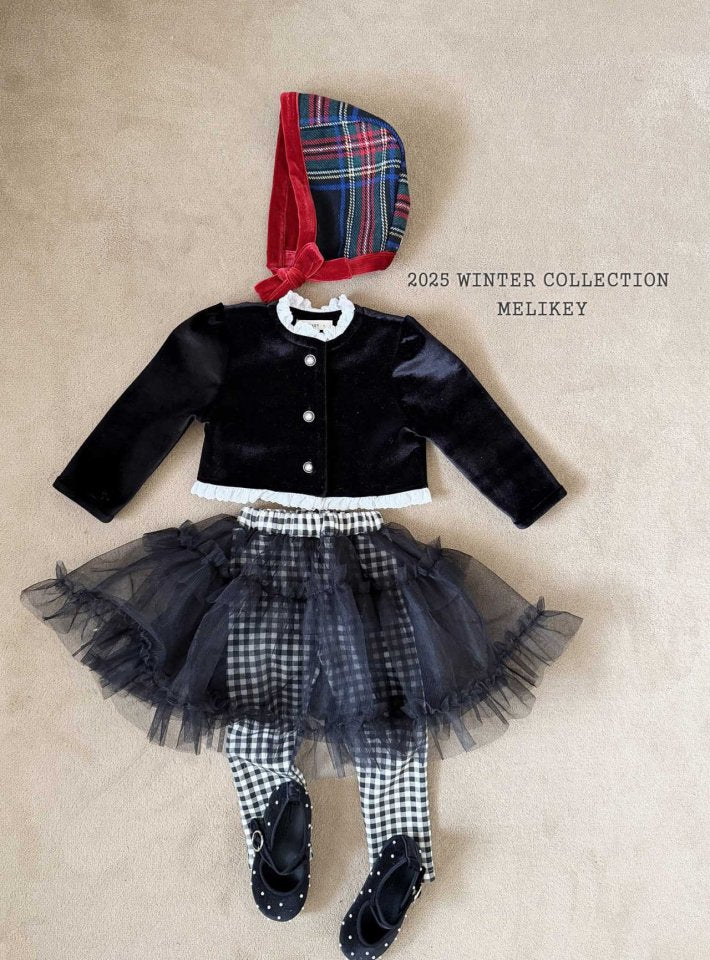 [melikey]Check Tutu Leggings_2colors