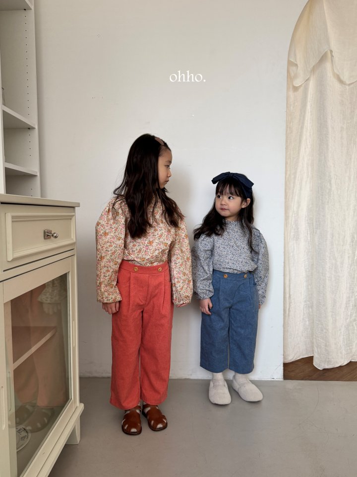 [ohho] Carol Pintuck Pants_4colors